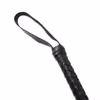 1.9-meter black extended leather whip