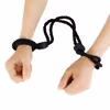 Rope bracelets and anklets, black