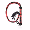 Genuine Leather Queen's Whip - Red and Black