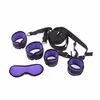 Purple - Mesh-edged eye mask