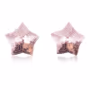 Glittery Pink - Five-Pointed Star Nipple Covers