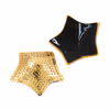 Glittery Gold - Five-pointed Star Nipple Covers