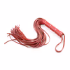 Red leather tassel whip