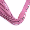 Pink genuine leather nine-nail whip