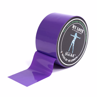Dark purple static cling tape