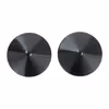 Round - Black Metallic Nipple Covers