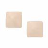 Square-shaped flesh-colored metallic nipple covers