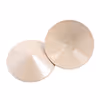 Round - flesh-colored metallic nipple covers