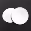 Round - White Metallic Nipple Covers