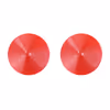 Round - Red Metallic Nipple Covers