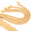 Yellow rope braided handle whip