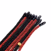 Red and black double-layered woven whip