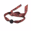 Rose red Chinese style strap silicone mouth plug