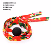 Red Chinese-style ribbon with silicone plug