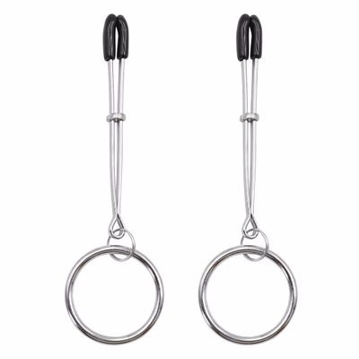 Circular iron ring nipple clamp