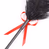 Female flirting diamond feather racket