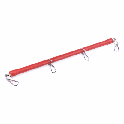 Red leather steel pipe