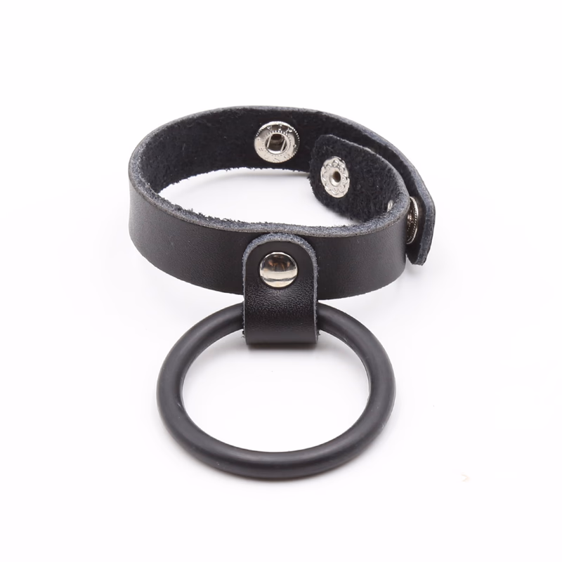 Leather silicone cervical ring