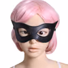 Black leather eye mask