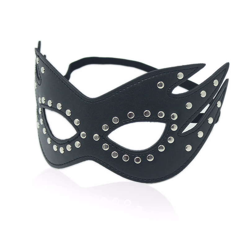 Black studded eye mask