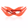 Red Bat-Shaped 4-Row Studded Leather Eye Mask