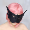 Queen Earrings Eye Mask (Black)