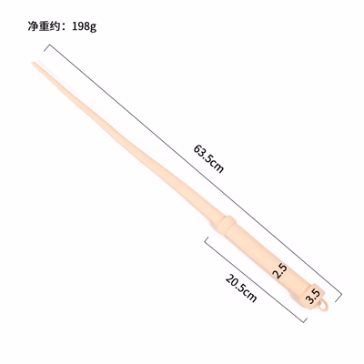 One-piece all-silicone whip skin color