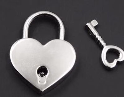 Heart-shaped lock - 1 piece