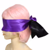 Black and purple cloth eye mask