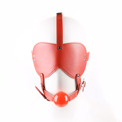 Red leather red soft ball