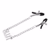 SLUT letter chain nipple clamp
