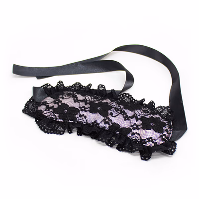 Pink Lace Eye Mask