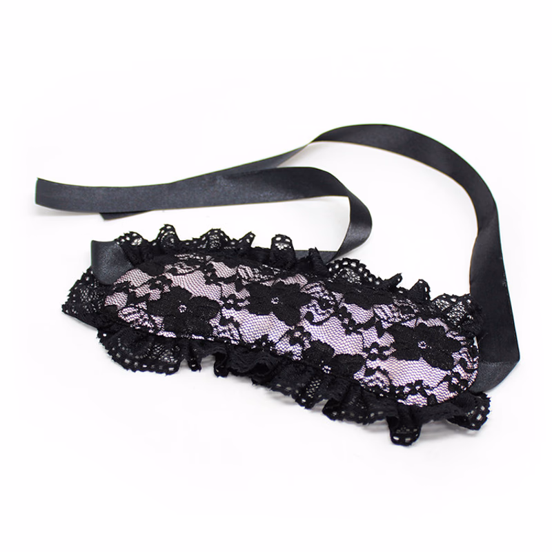 Pink Lace Eye Mask