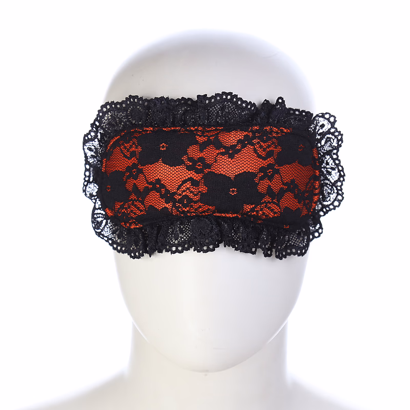 Red Lace Eye Mask