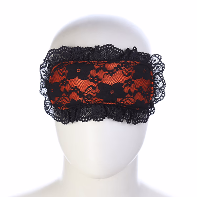 Red Lace Eye Mask