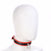 Red leather choker