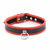Red leather choker