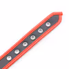 Red leather choker