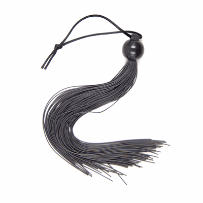 Black single rubber whisker