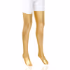 Gold patent leather stockings