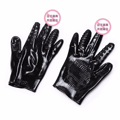 Five-finger vibrating gloves