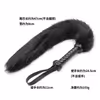 A fluffy tail with a black whip