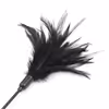 Black feather metal black handle
