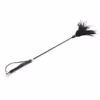 Black feather metal black handle