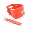 Red double-pin buckle traction chain