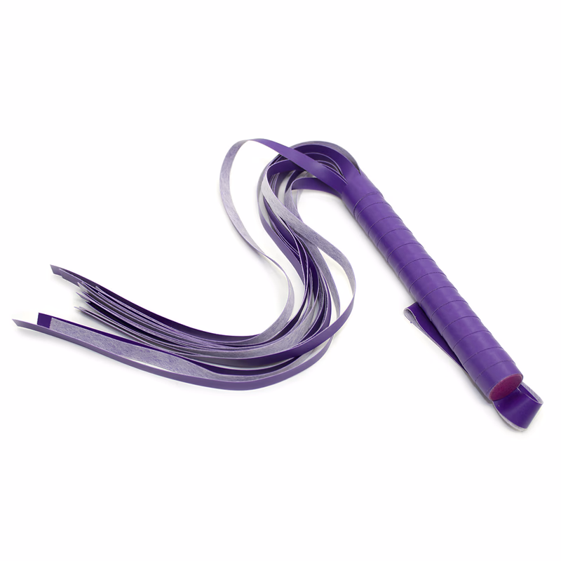 Purple leather whip