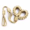 cotton and linen rope handcuffs, cotton and linen color