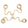 Hemp rope handcuffs and leg irons, cotton-linen color