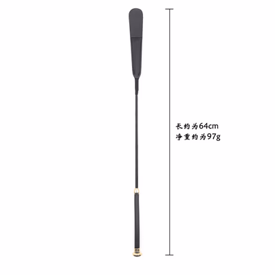 Genuine leather handle with double-layer round head