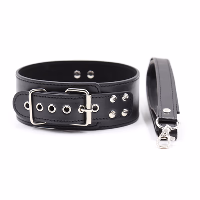 Black pin buckle - traction belt
